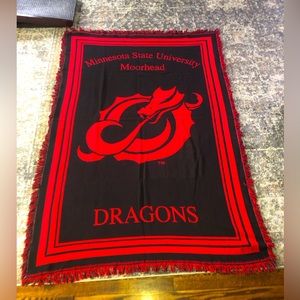 Minnesota State University Moorhead Dragons Blanket by The Rug Barn